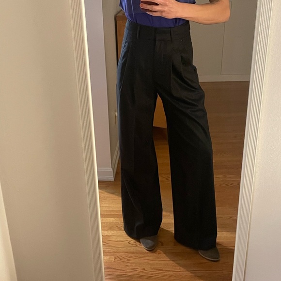 Zara ZW Collection Wool Blend Dress Pants - Picture 8 of 8